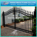 2017 new design modern iron gate designs / tubular gate design / security used wrought iron door